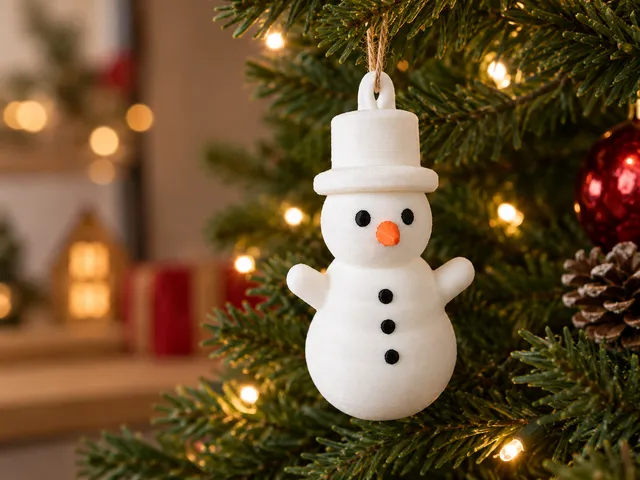 Christmas Snowman Ornament