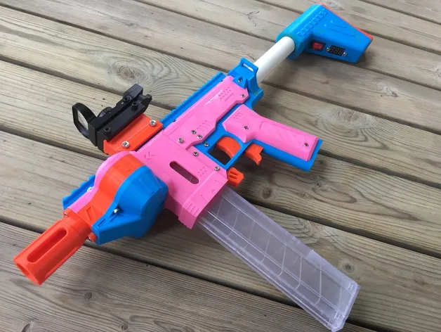 3D Printed -- Nerf Ring and Pin Sight (Set) for Nerf Dart Gun Blaster