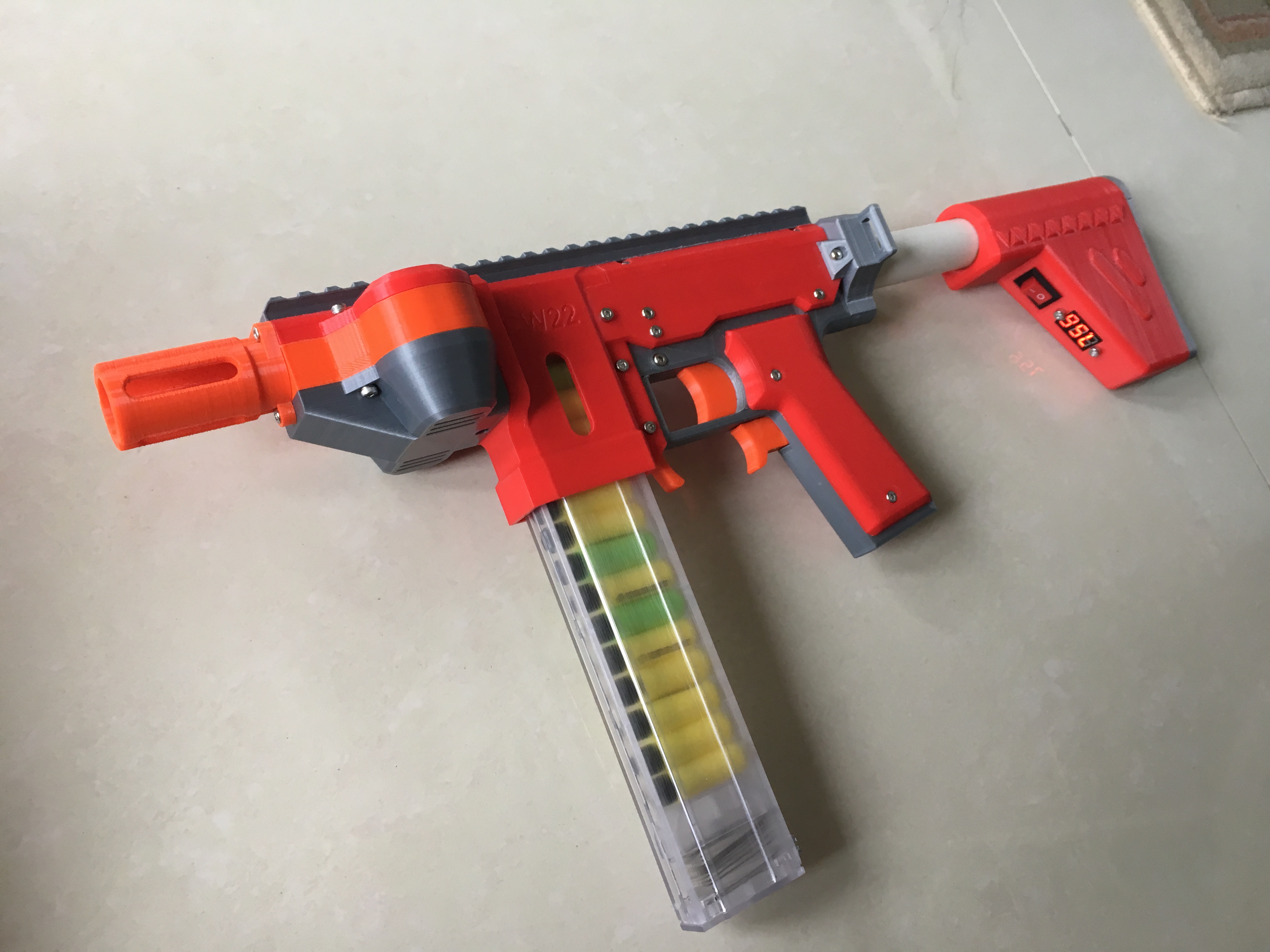 The Gryphon (Foam Dart Blaster) by Flygonial | Download free STL model ...