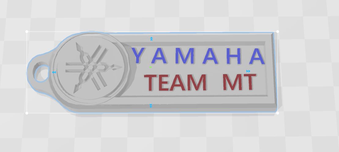 porte clé yamaha team mt