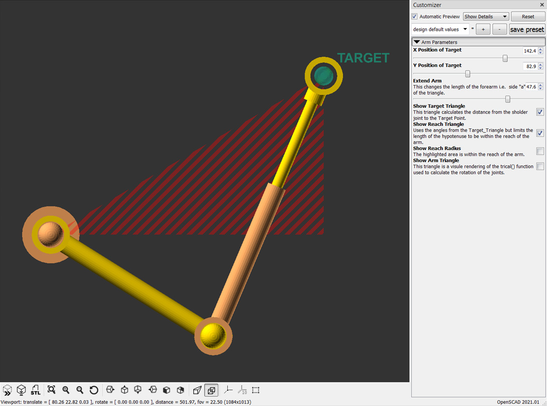 Triangle Calculator Function for OpenSCAD — miniatura 5