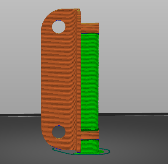 Desk drawer corner bracket by Dahliamoth Download free STL model