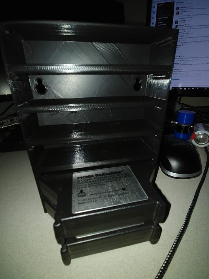 TI-99/4a cartridge rack by arcadeshopper | Download free STL model ...