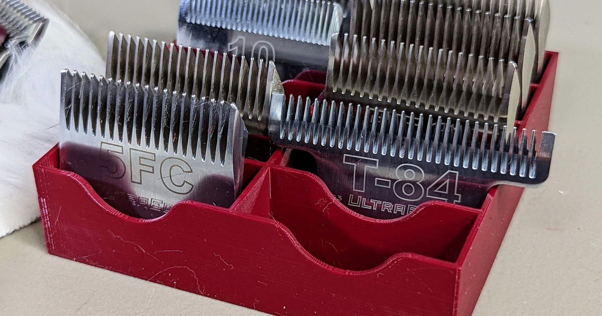 Clipper Blades Holder ( Pet Grooming, Barbers, Stylists, Cosplay) by