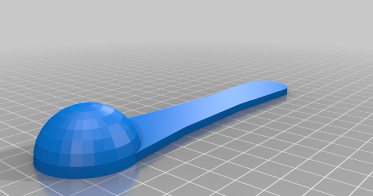 Free STL file 5 Grams Measuring Spoon/Scoop 🏠・3D printing template to  download・Cults