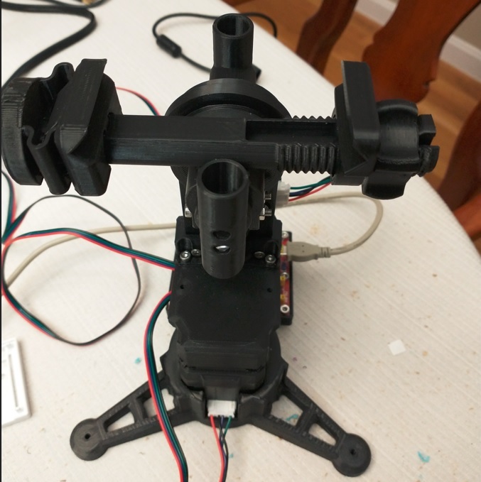 Miniatura 6 do modelo 3D Mini Maglite AAA LED Flashlight Mount for Laser Pointer Robot