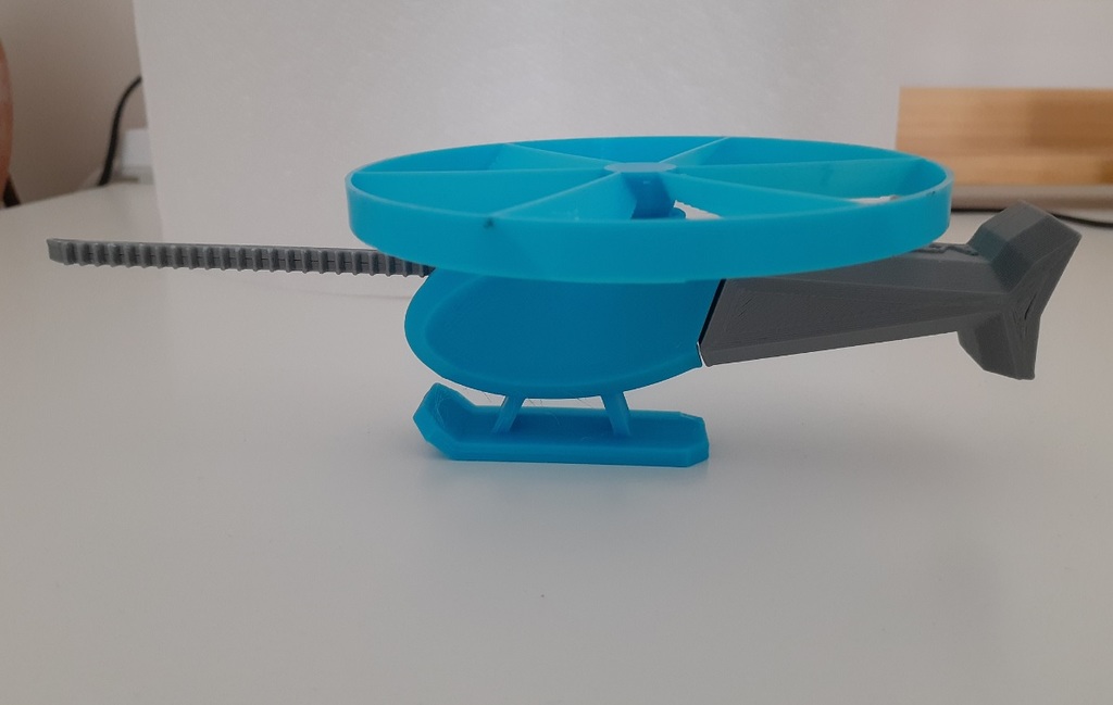 lightweight 6 bladed rotor for Flying Toy Helicopter (old)