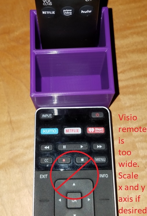 Miniatura 2 do modelo 3D dual remote holder