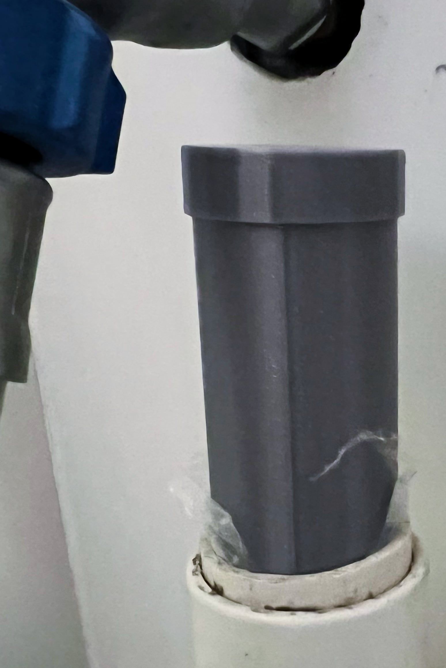 Water Pipe extension with lid for washing machine by downtimefun