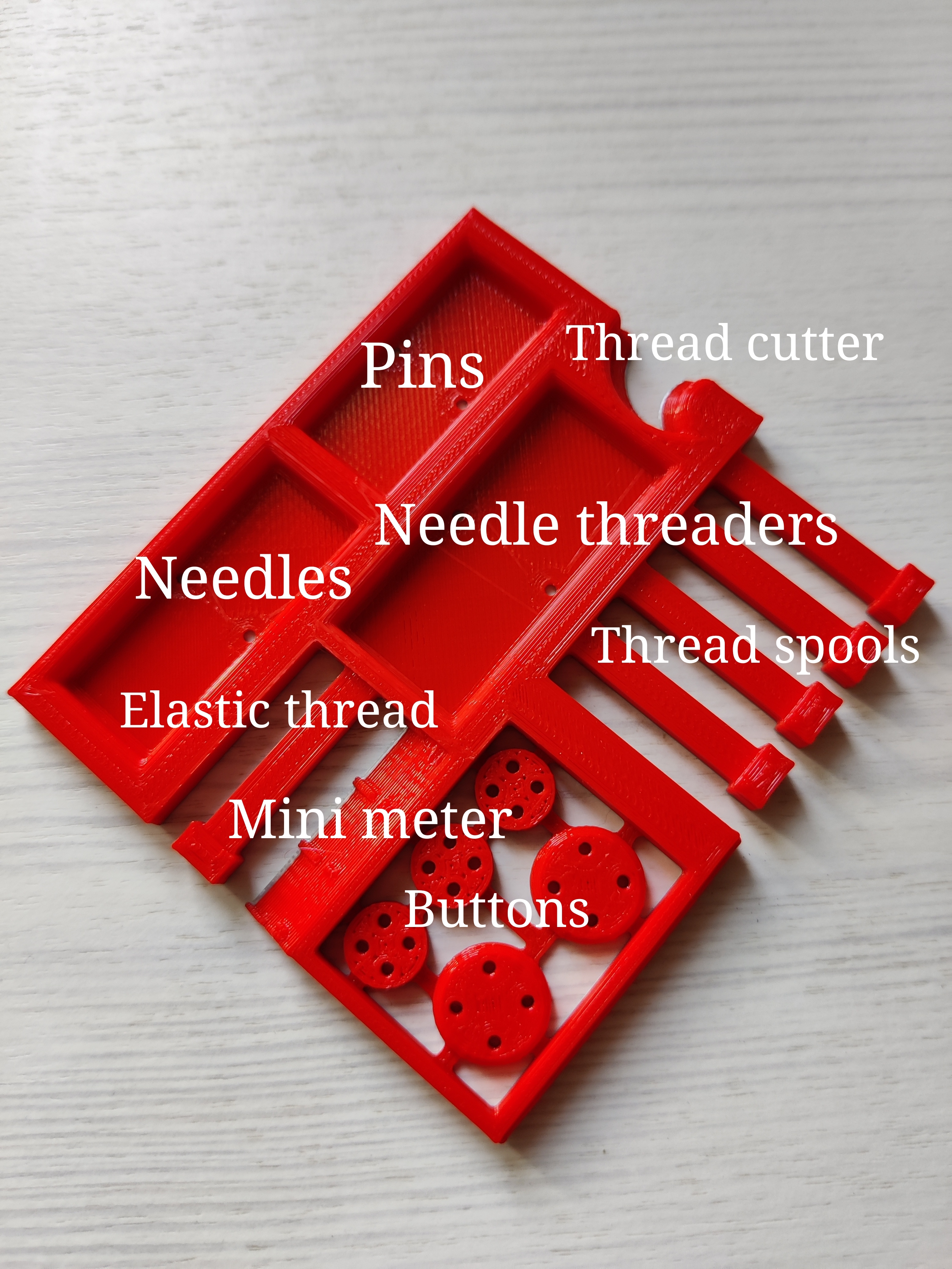 Pocketsized Sewing Kit Stock Photo - Download Image Now - Red