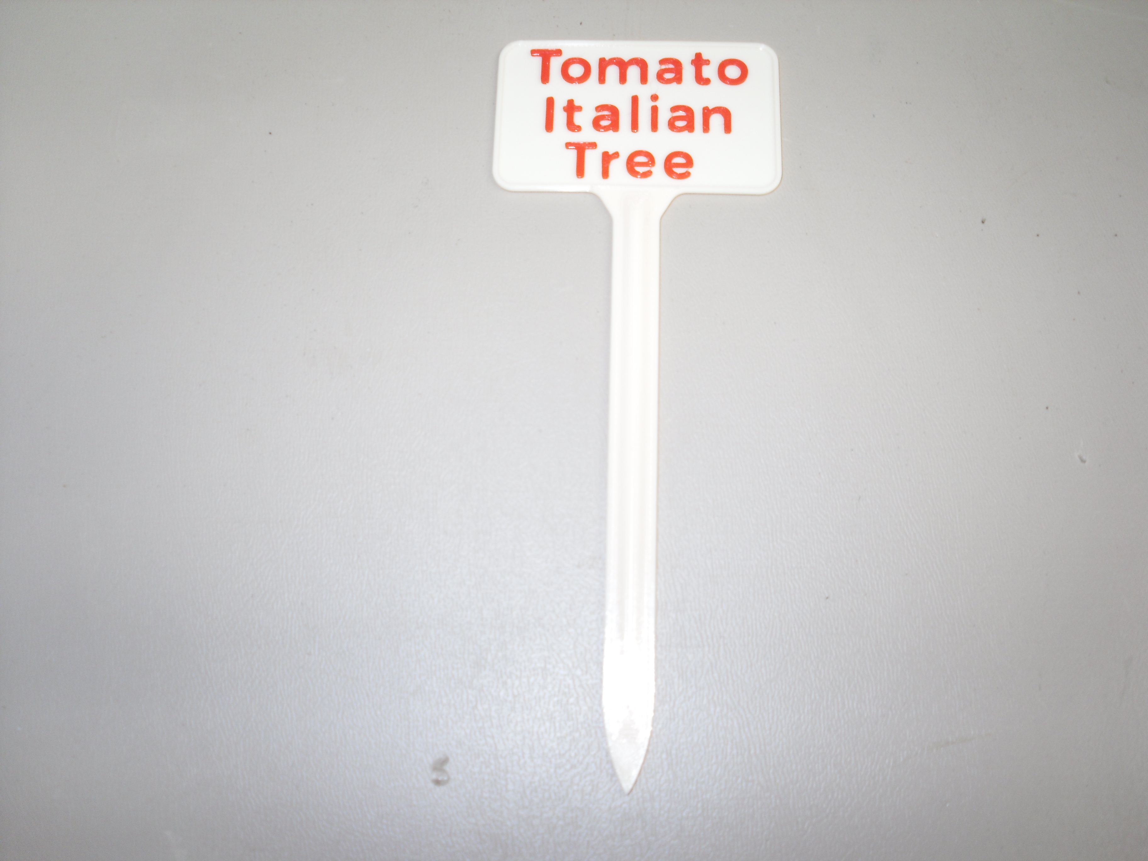Plant Label Tomato Italian Tree