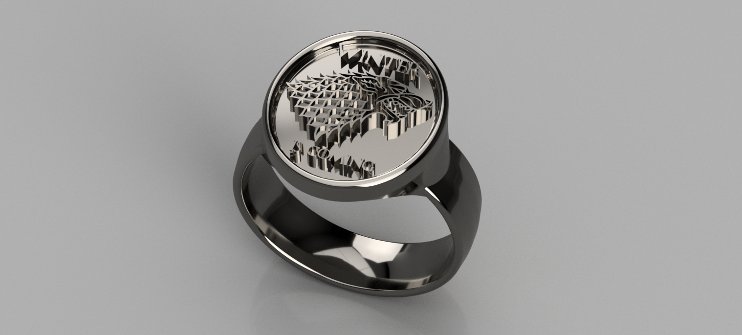 GoT-inspired sigil ring