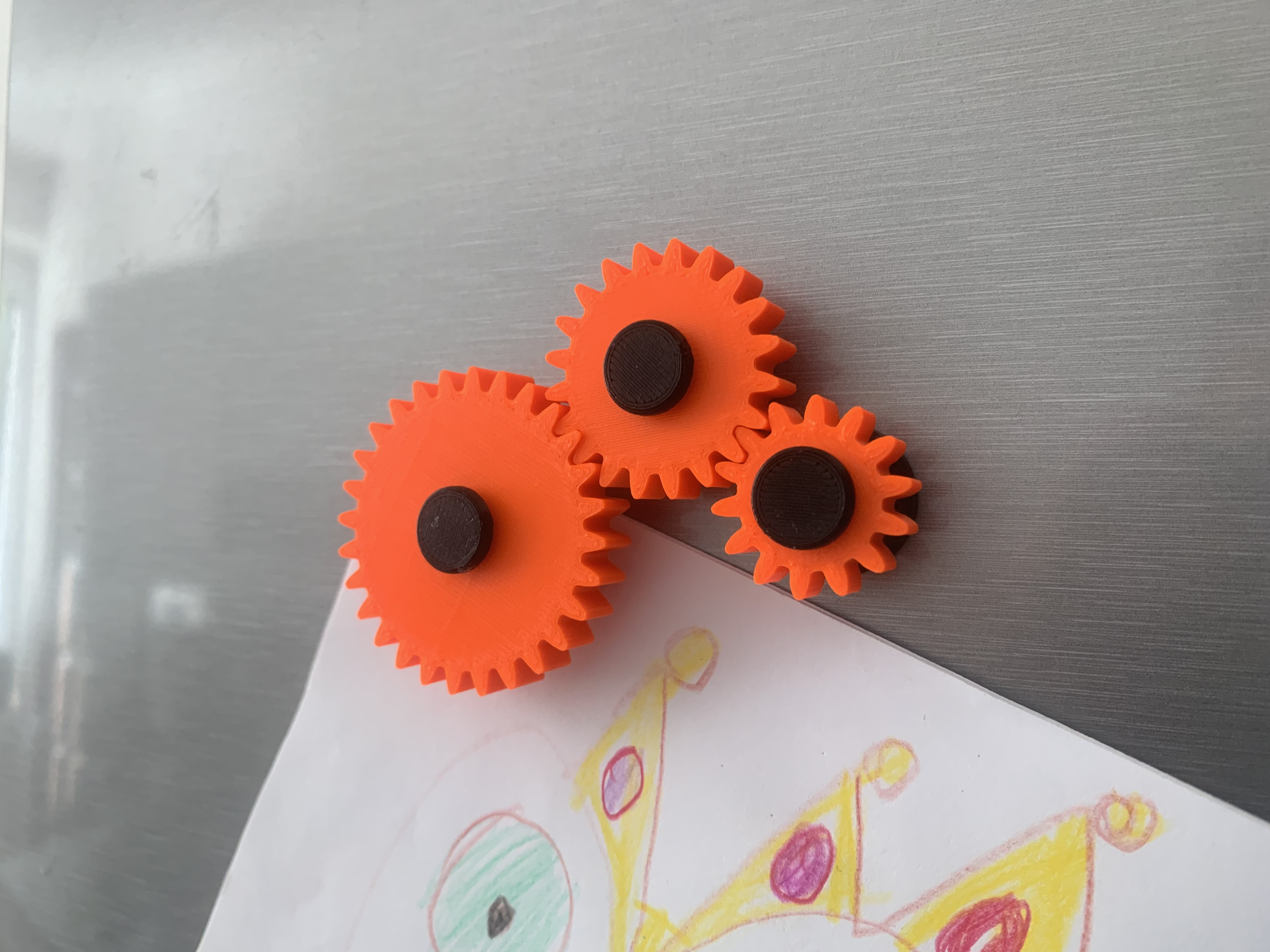 Magnetic fridge gearbox