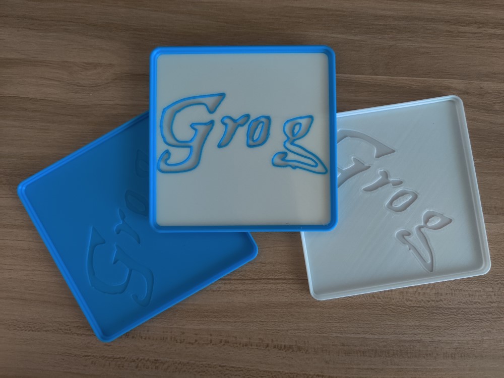 Miniatura 3 do modelo 3D Square Stacking Coaster