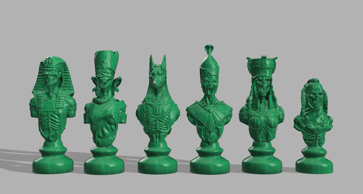 Undead Chess Pieces -- Resized and Rebased