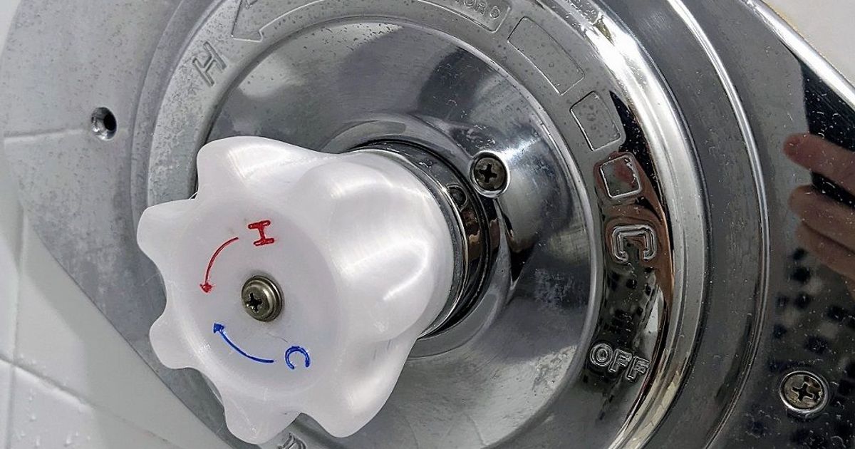 Shower knob for Delta faucet by John Download free STL model