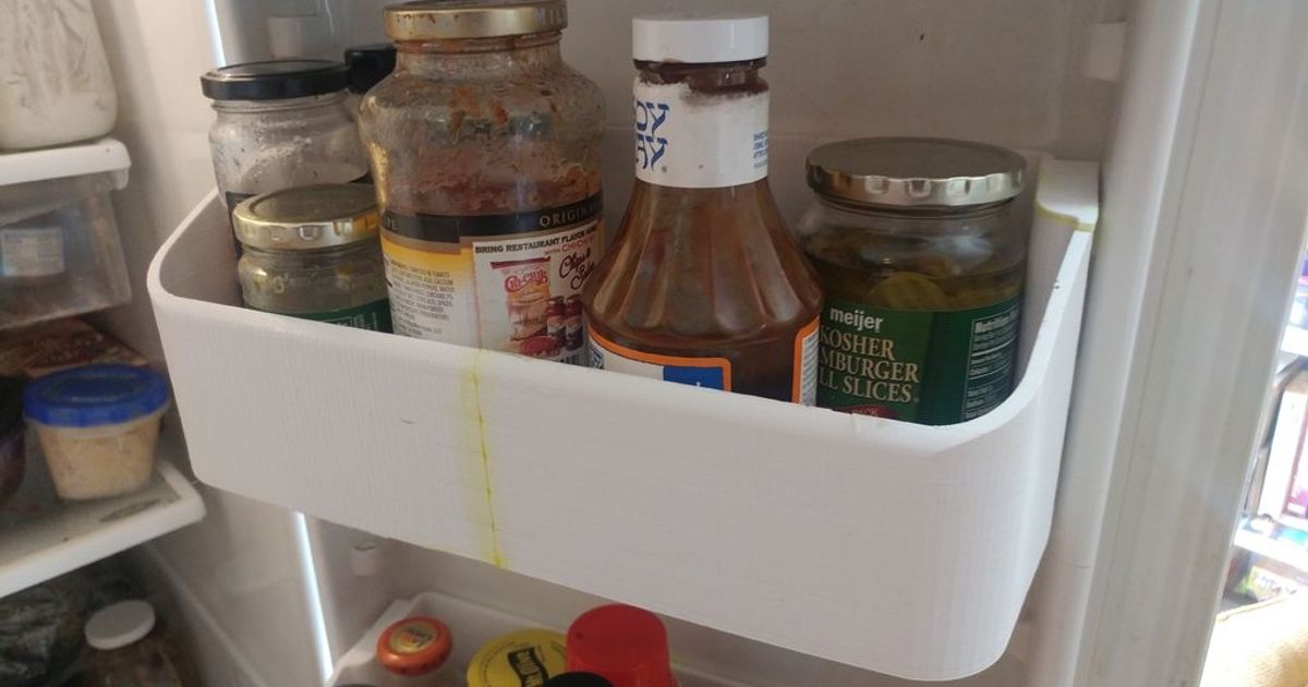 Fridge shelf for Frigidaire 241691311 by Kemmotar | Download free STL model | Printables.com