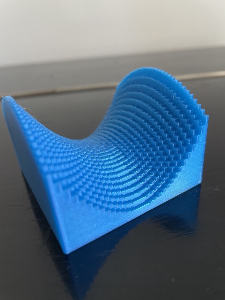 Parametric Potatochip-Holder (discrete hyperbolic paraboloid)