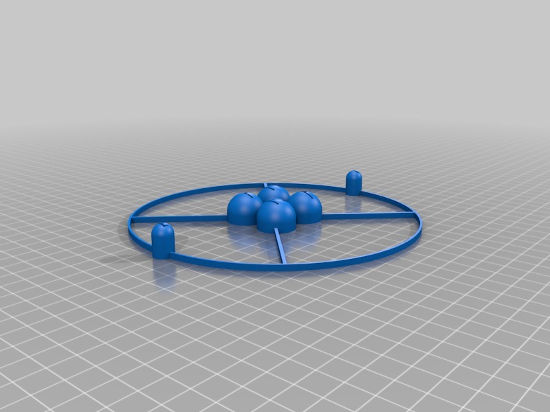 Miniatura 2 do modelo 3D Helium Atom Model