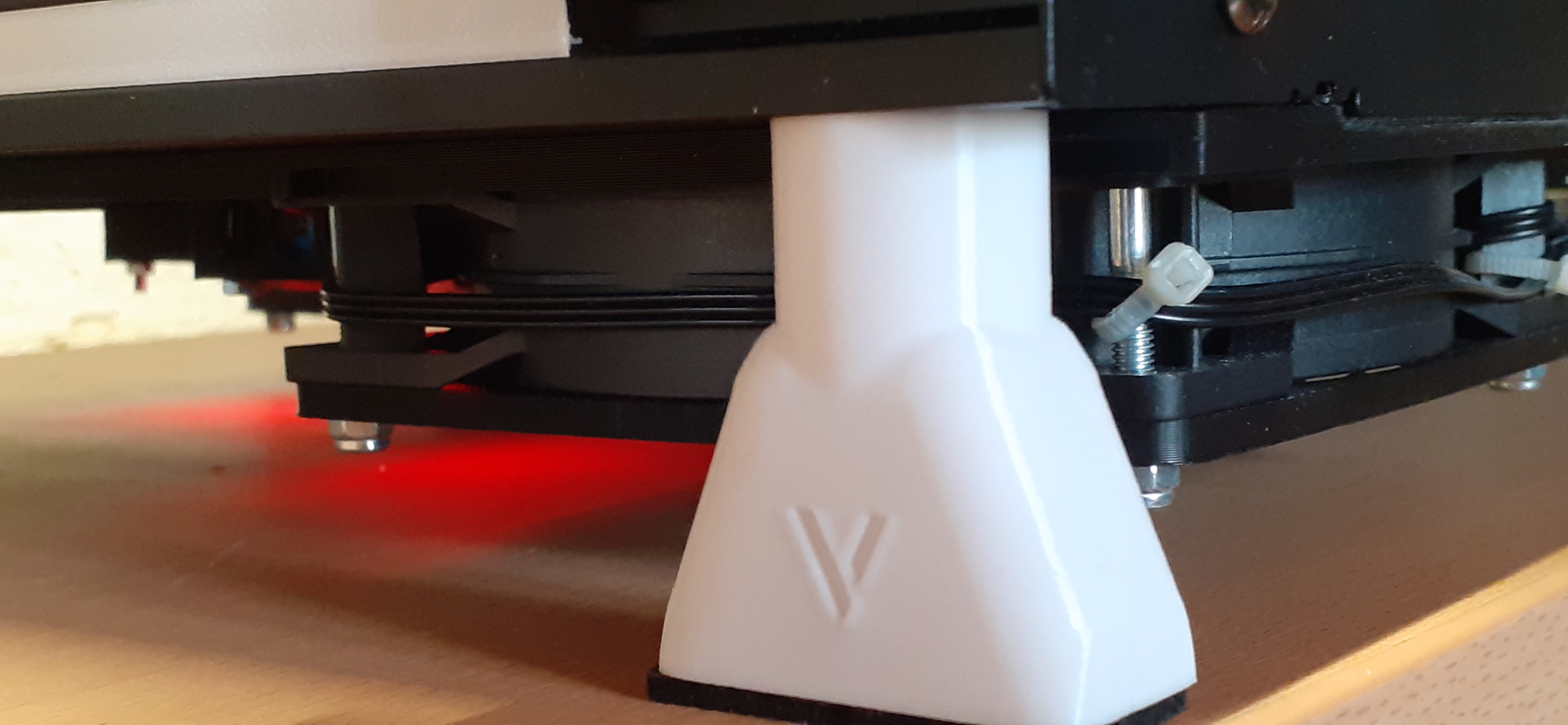 Riser feet for Anycubic Vyper 45mm (+4mm)