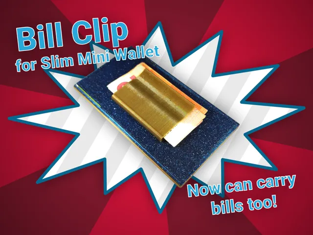 Bill Clip for Slim Mini Wallet