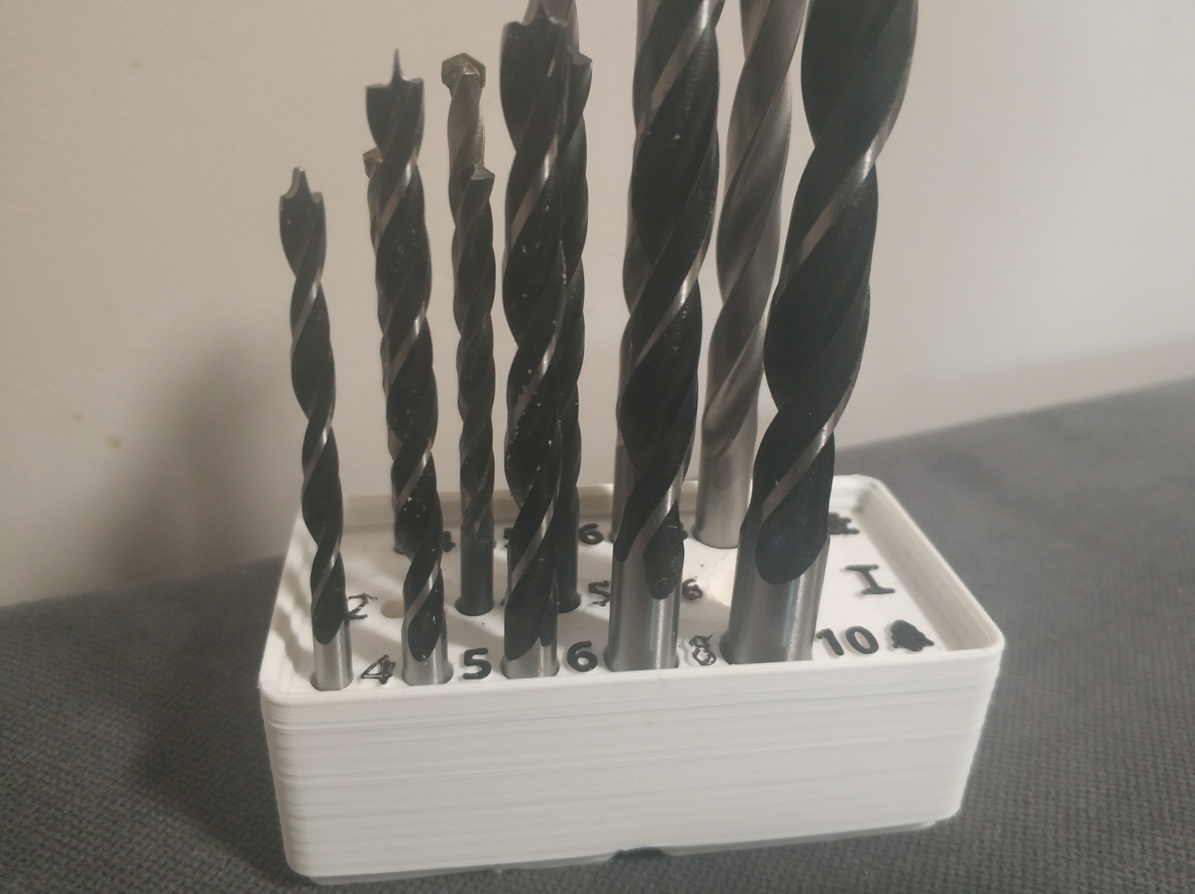 Gridfinity Drills Holder