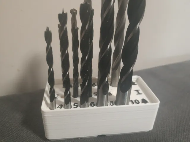 Gridfinity Drills Holder