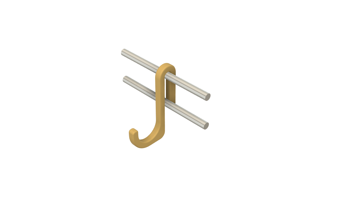 Miniatura 3 do modelo 3D Yet Another Wire Rack Hook