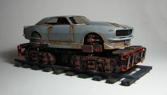 Rail-Car Hybrid Model Chassis