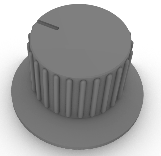 Dial Knob for speaker receiver