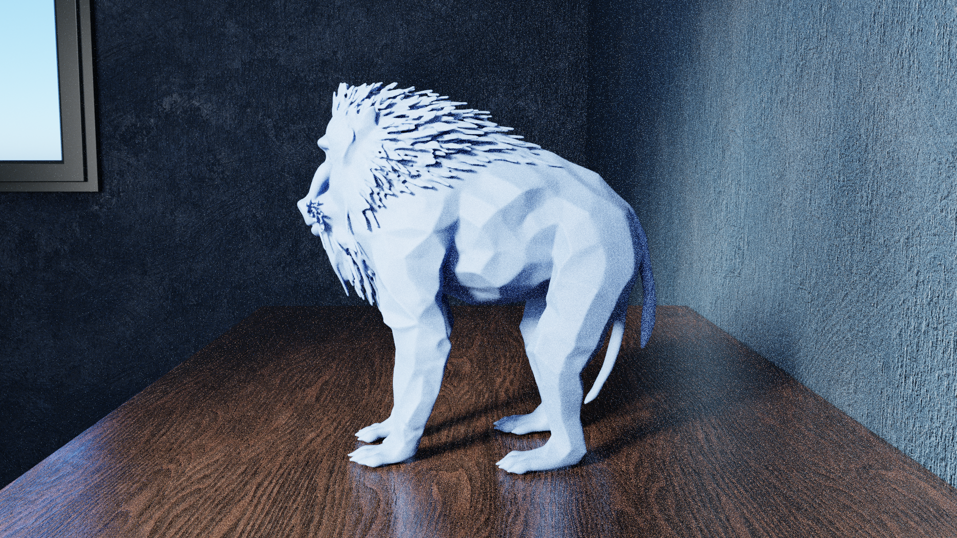 Low Poly Mandrill — miniatura 6