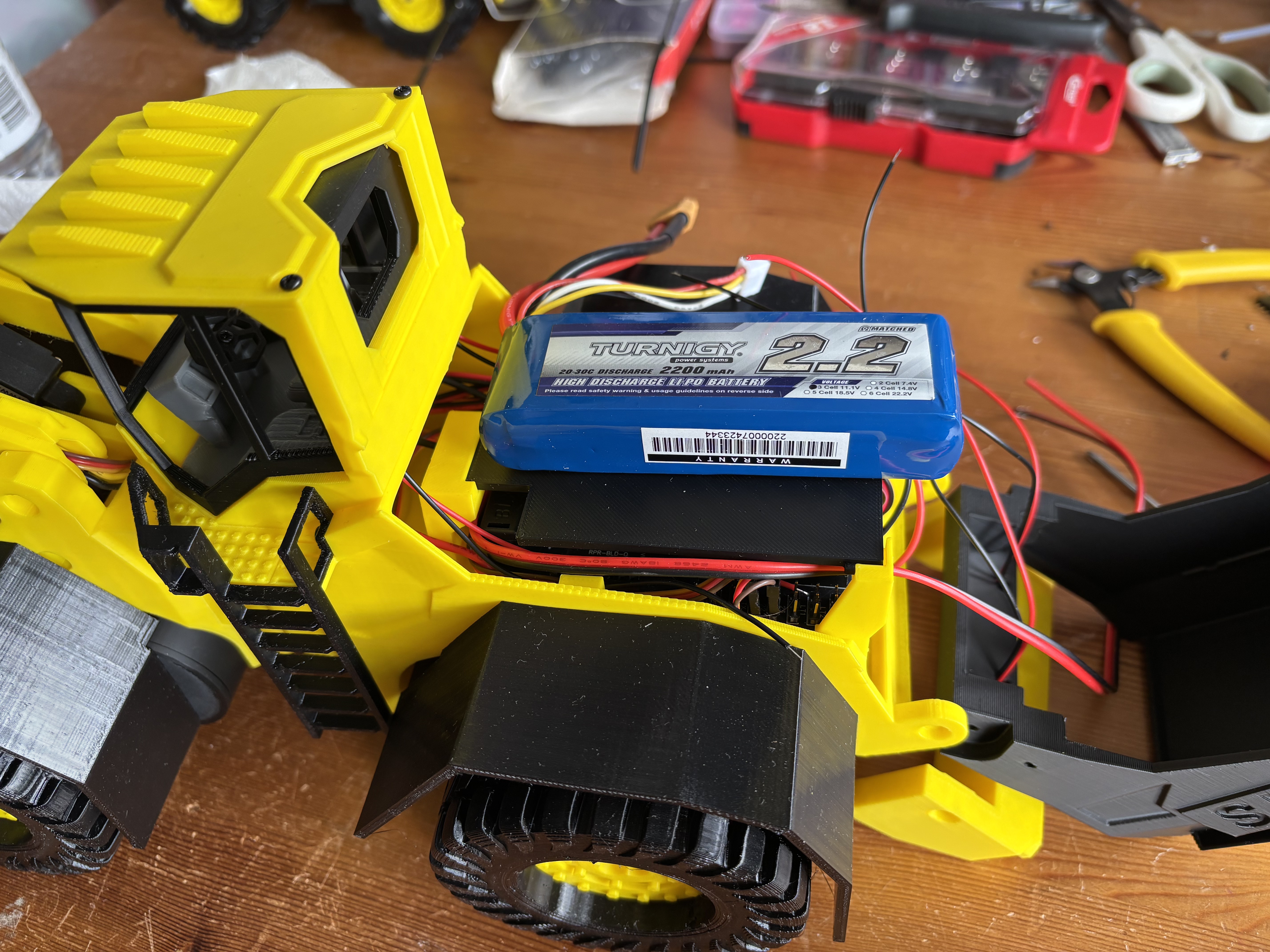 Flat Battery Holder for Wheel Loader