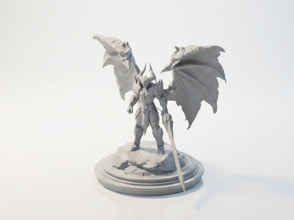 Aatrox Winged Warrior Figurine League 3D Printable