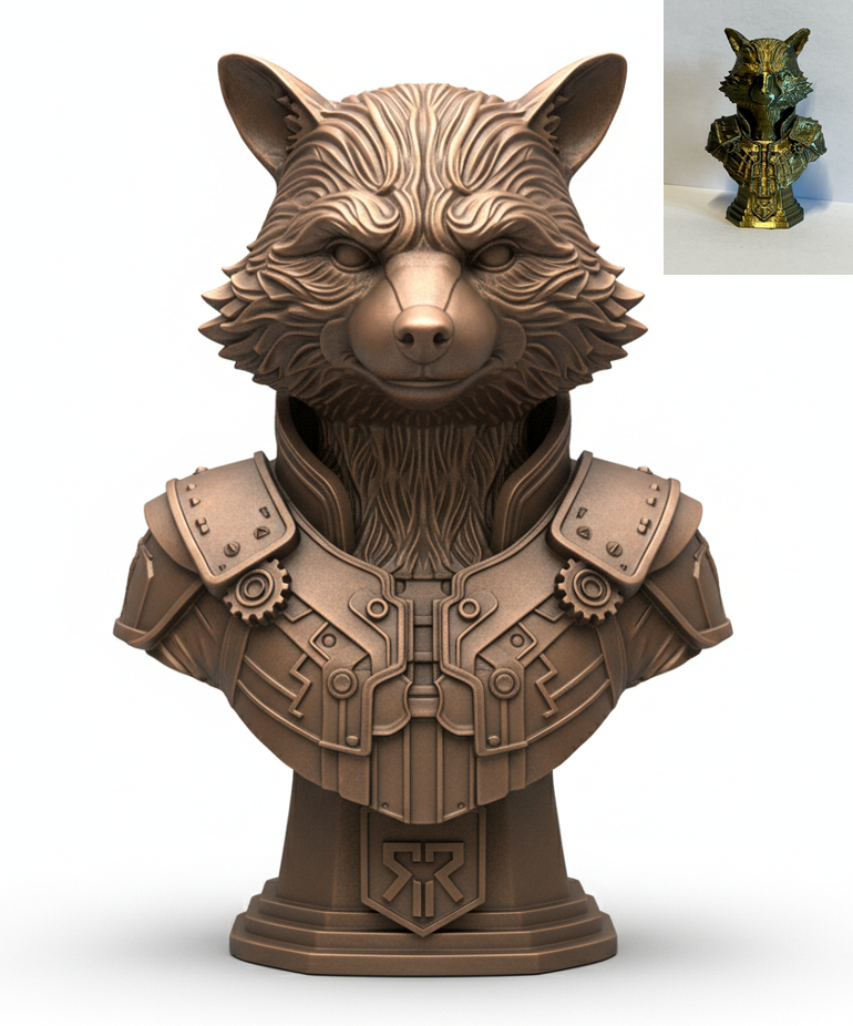 Rocket Racoon Bust