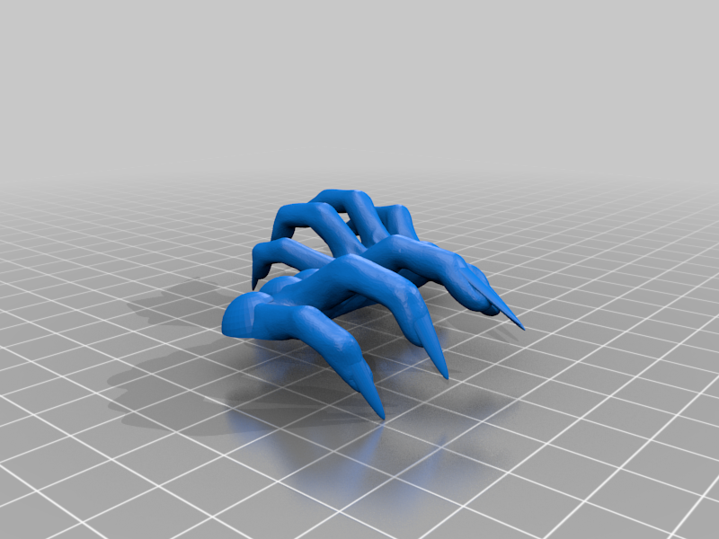 Miniatura 2 do modelo 3D  Devil Hands Book Mark Parts 