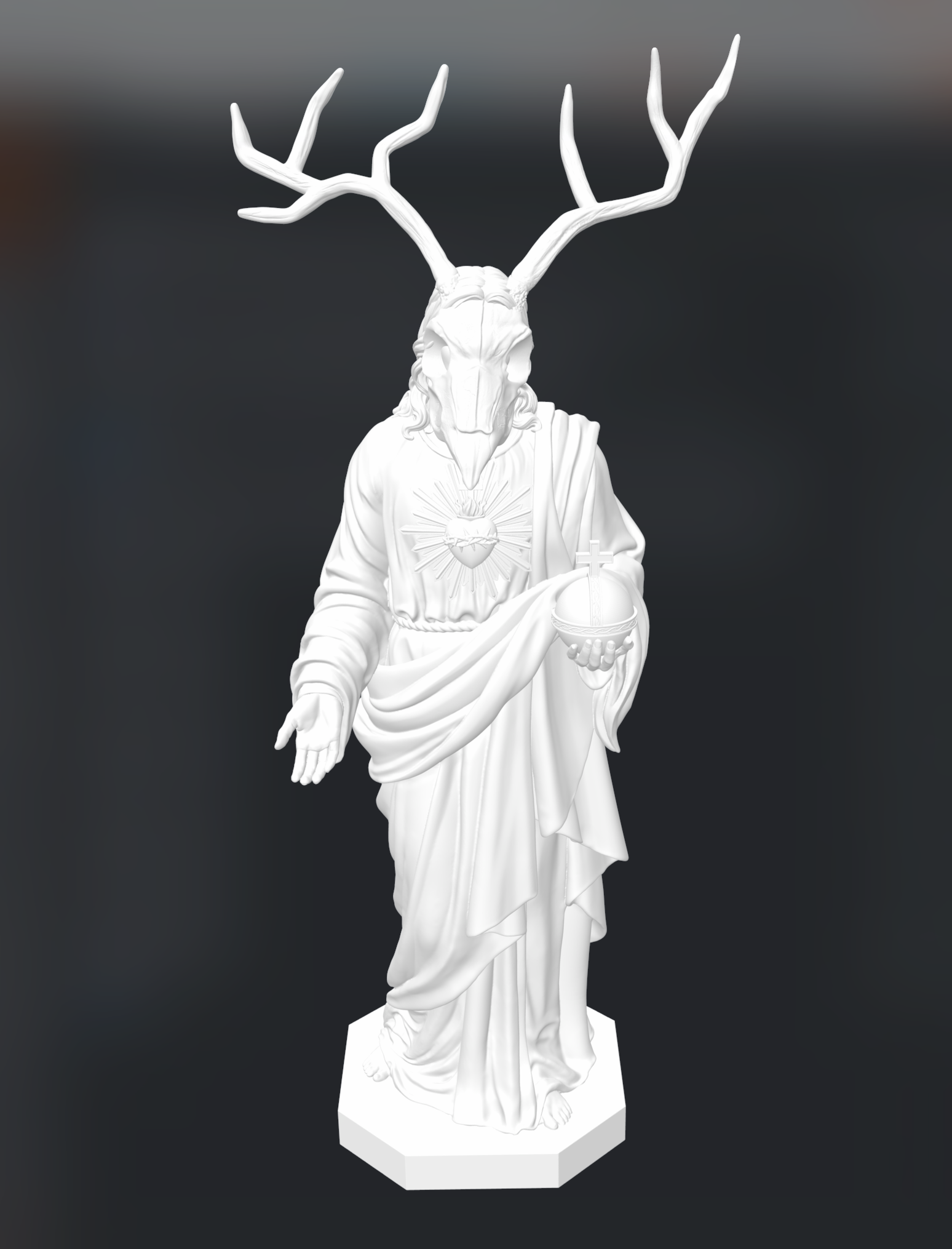 Miniatura 4 do modelo 3D Masked Jesus