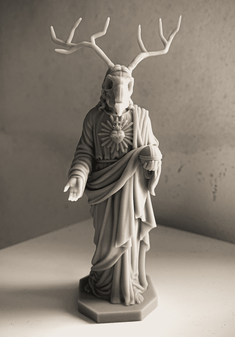Miniatura 2 do modelo 3D Masked Jesus