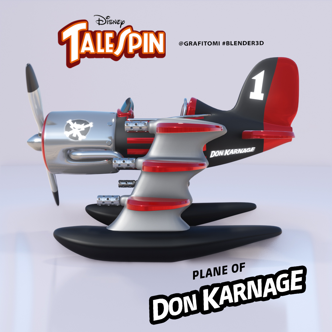 TaleSpin - Don Karnage's Plane