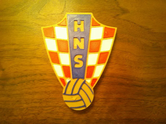 Croatia National Football Team Logo Coaster or Plaque