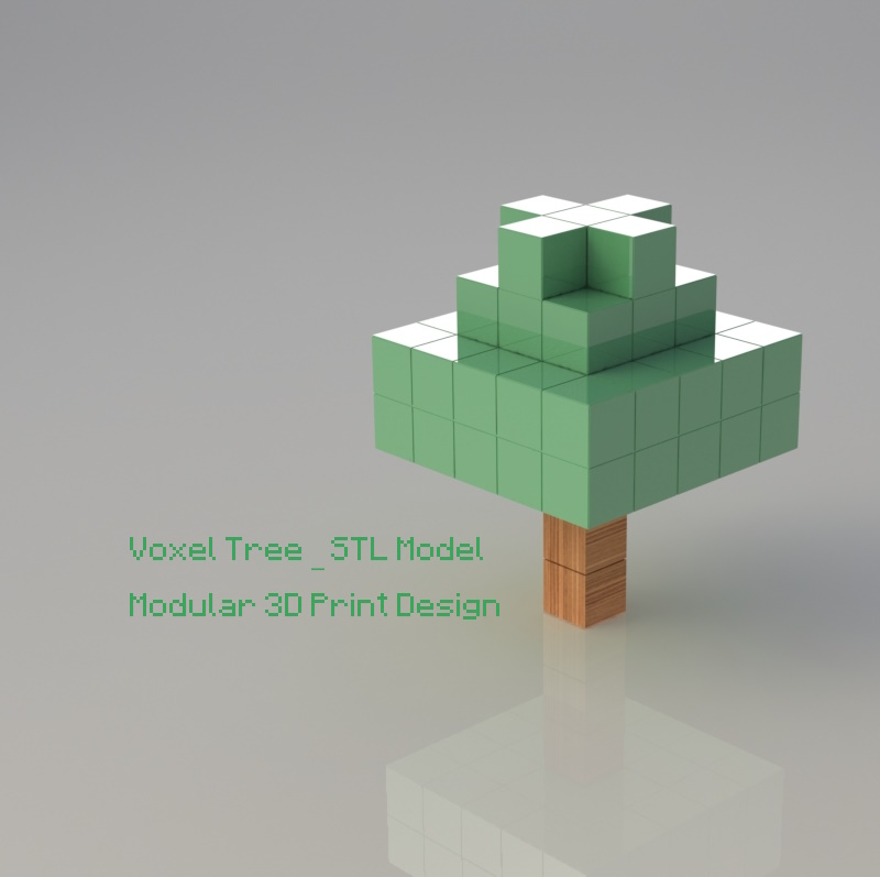 Voxel Tree – Modular Stylized Tree