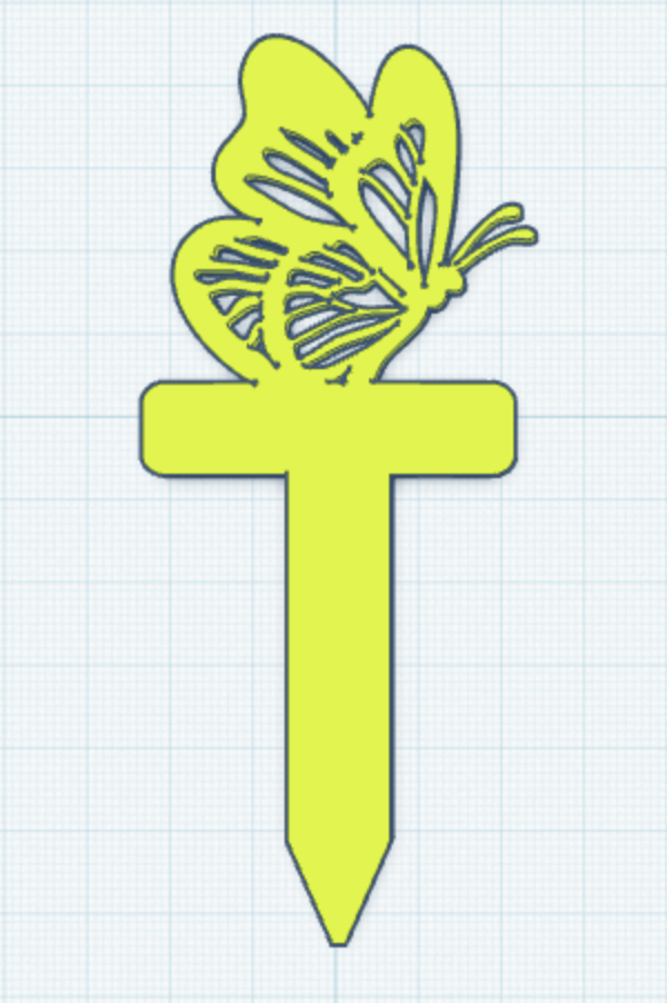 Butterfly Plant Marker