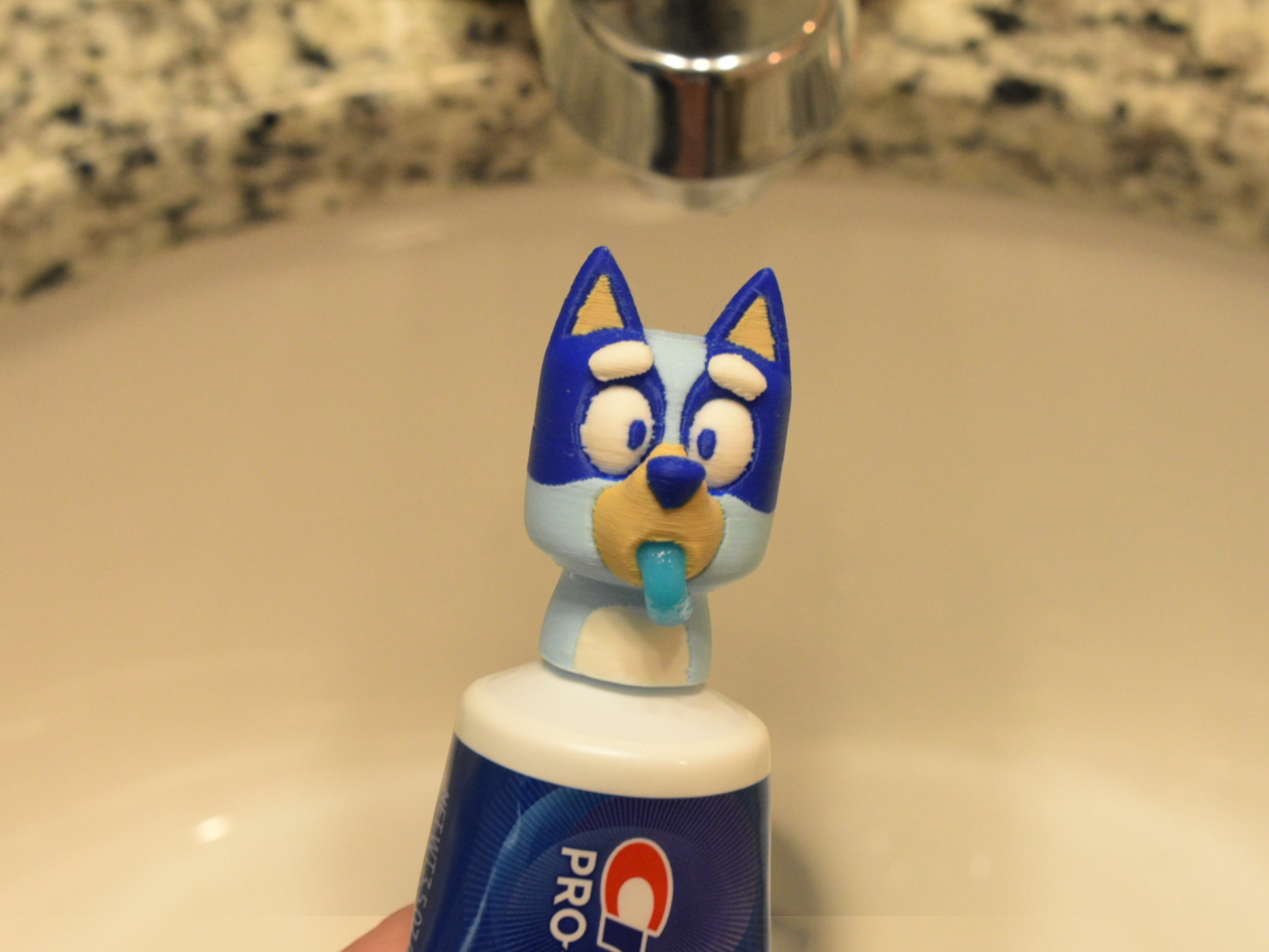 Bluey Toothpaste Cap