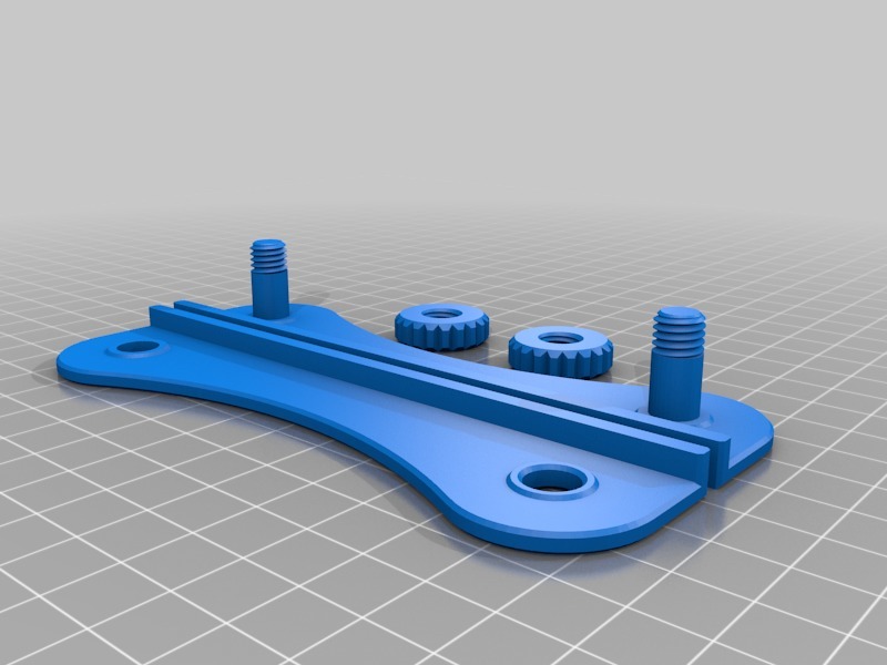 Miniatura 4 do modelo 3D Simple table top spool holder