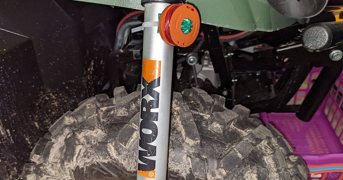 Worx String Trimmer spool caddy by Nikdfish Download free STL model