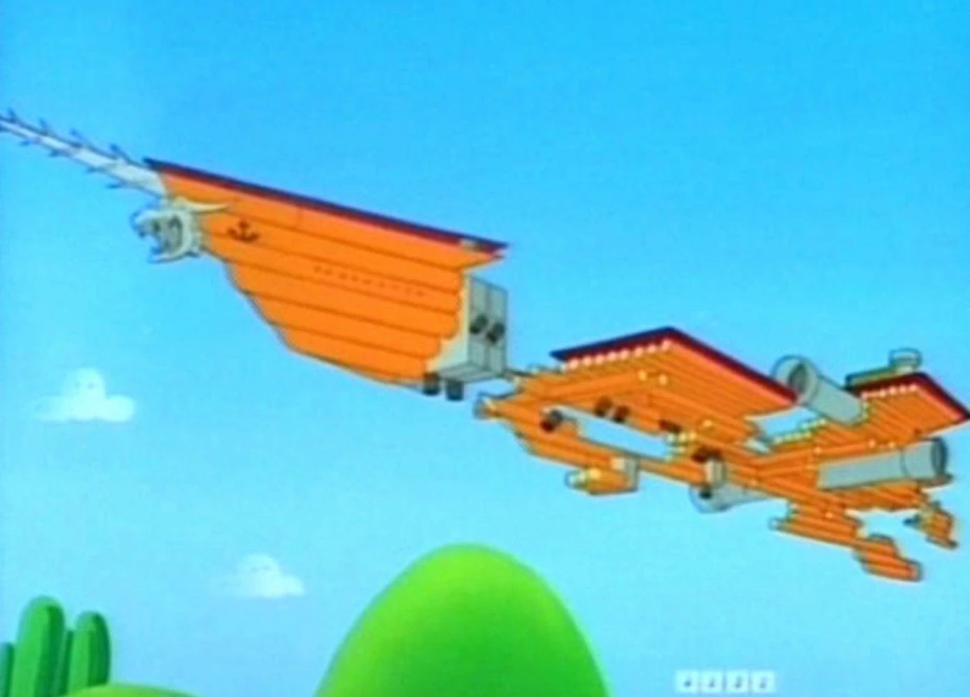 Bowser's Doom Ship from Super Mario 3 TV series