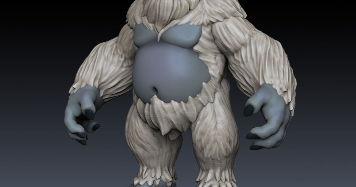 Yeti by Printed Encounter Download free STL model