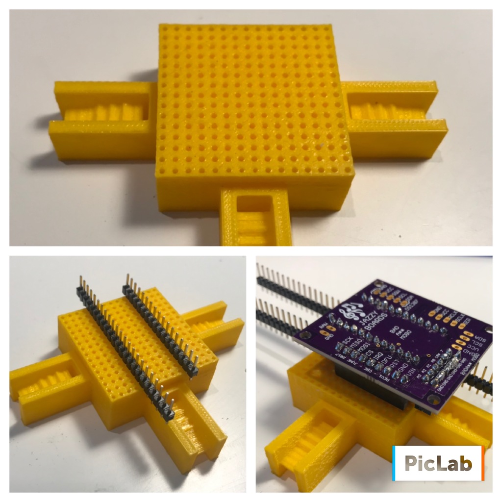 Breadboard Soldering Jig by jazzychad Download free STL model
