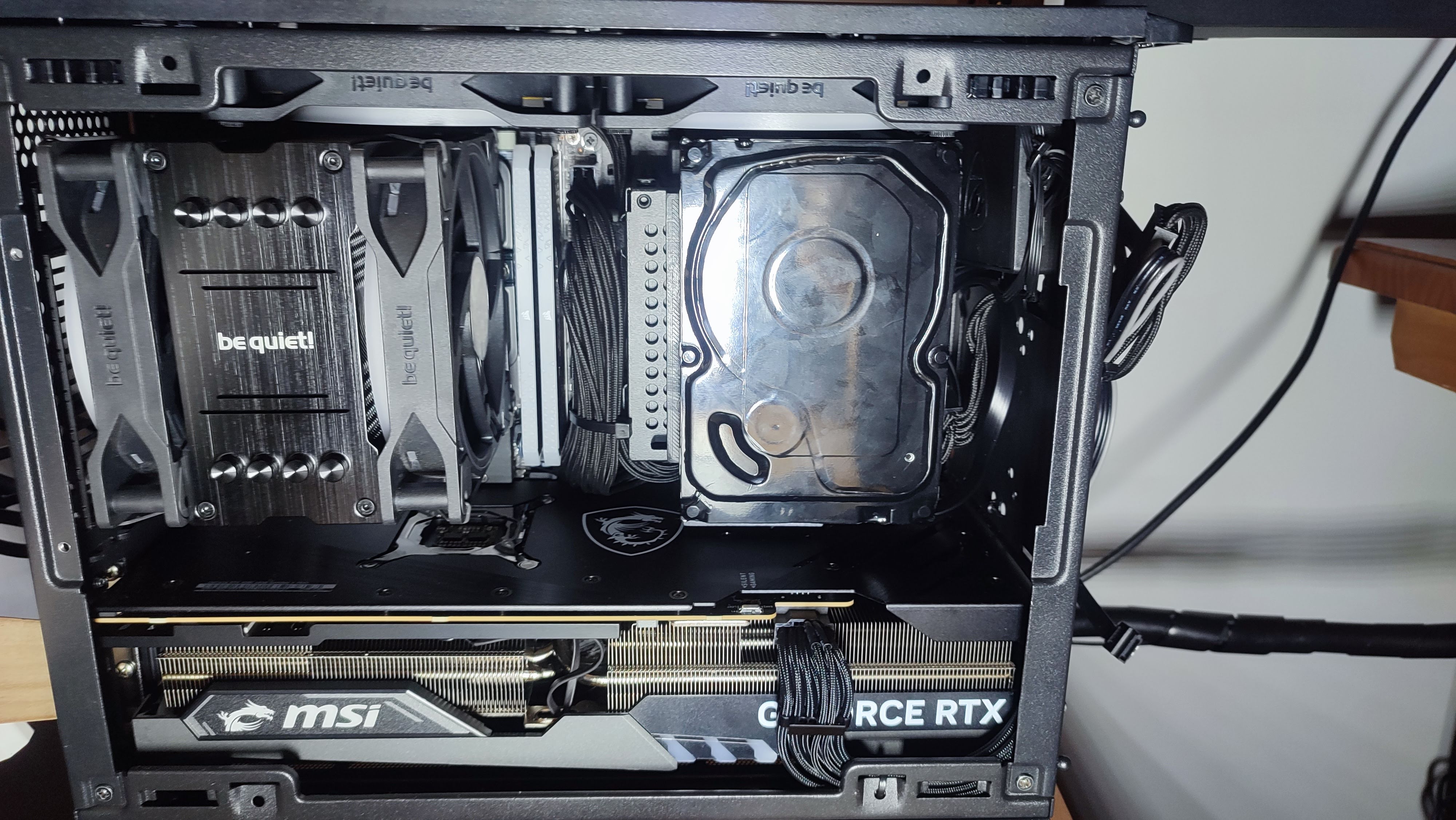 NR200 Vertical 3.5" HDD Adapter Plate with custom offset for GPU clearance