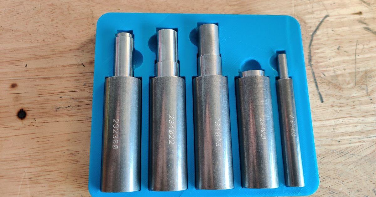 BMW ZF5 Shift Pin Punch Tray by rfourb Download free STL model