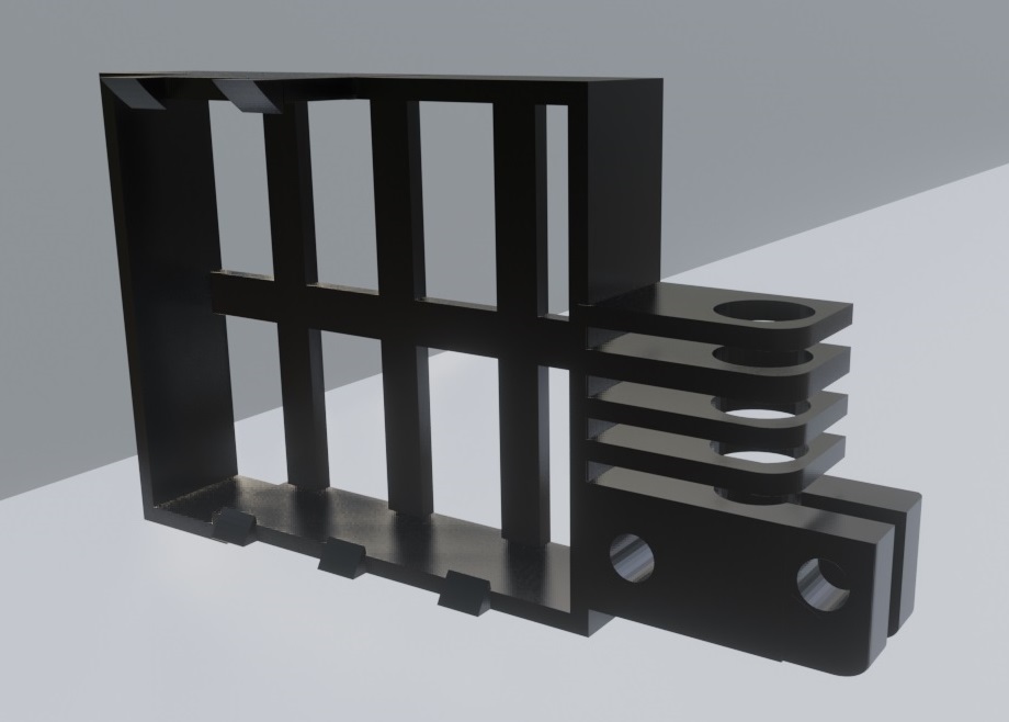 Ender 3 Pen holder for stock cooler by gfz Download free STL model